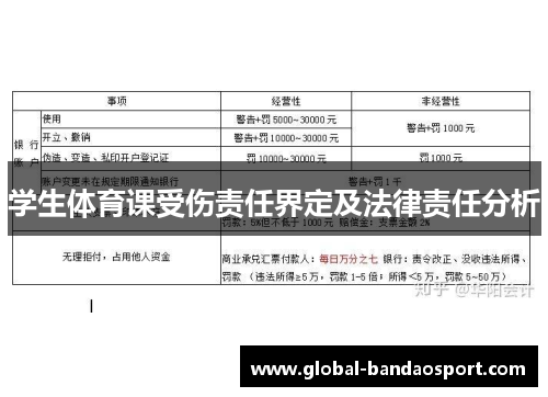 学生体育课受伤责任界定及法律责任分析