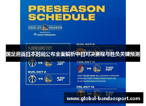 国足迎战日本时间公布全面解析中日对决赛程与胜负关键预测